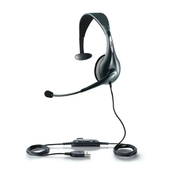 tai nghe callcenter Jabra UC 150 mono tong quan 600x600 - Tai Nghe Callcenter Jabra UC150 Mono