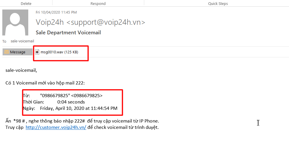 Voicemail là gì ? Tính năng voicemail trên tổng đài Voicemail to email - Voicemail là gì ? Tính năng voicemail trên tổng đài