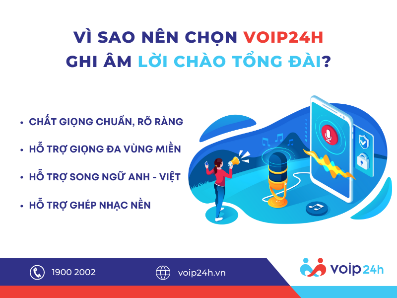 APP 2 - Dịch Vụ Ghi Âm Lời Chào Tổng Đài Hay Bằng Tiếng Anh và Tiếng Việt