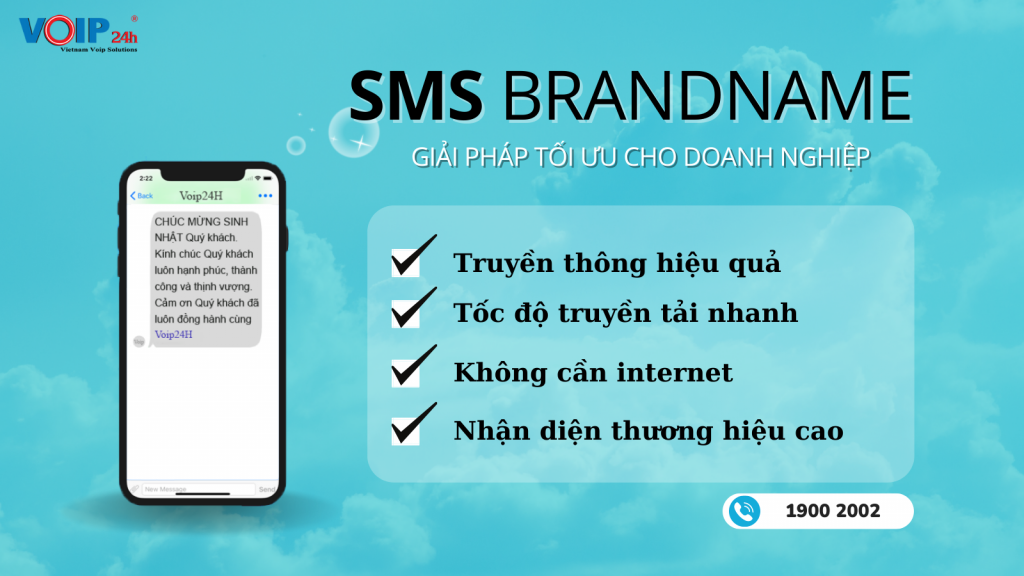 Lợi ích của SMS Brandname
