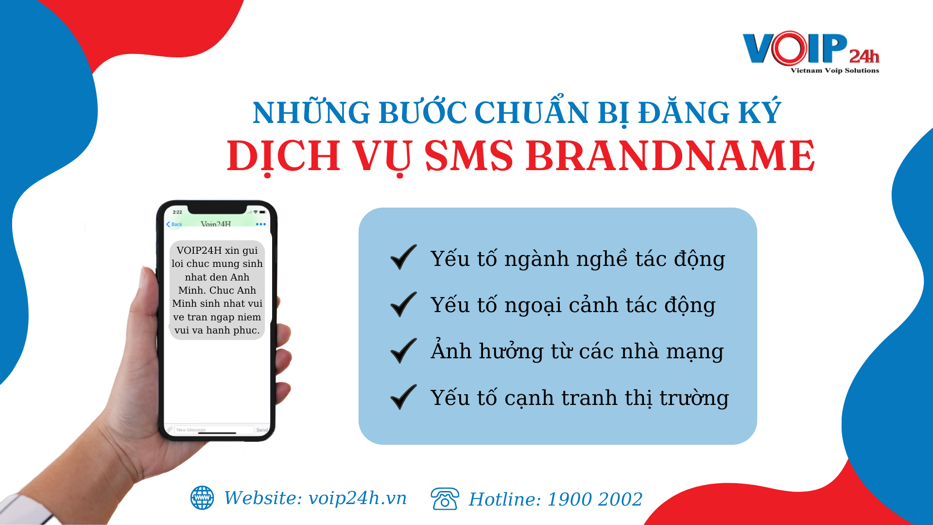 Những bước chuẩn bị sử dụng và đăng ký dịch vụ SMS Brandname