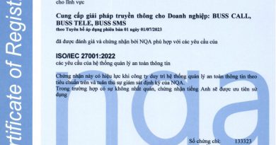 Chung chi tieng Viet ISMS 133323 CONG TY GIAI PHAP KET NOI 1 390x205 - Voip24h hoàn thành đánh giá chứng nhận ISO/IEC 27001:2022