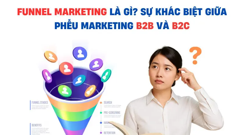 Funnel marketing là gì? Sự khác biệt giữa phễu marketing B2B và B2C