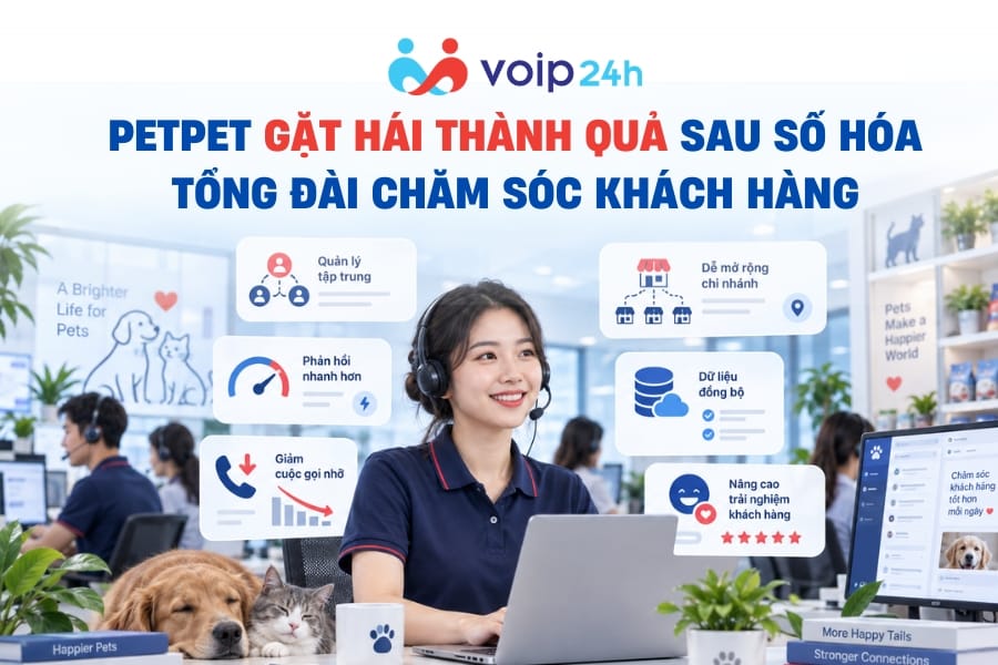 VOIP24H Triển Khai Giải Pháp Tổng Đài CSKH Tại Chuỗi PETPET PetPet gat hai thanh qua sau so hoa tong dai cham soc khach hang - VOIP24H Triển Khai Giải Pháp Tổng Đài CSKH Tại Chuỗi PETPET